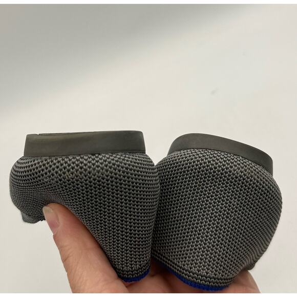 Rothy's "The Point" Cloud Grey Birdseye Ballet Flats Shoes Comfort womens 8 - Picture 13 of 15